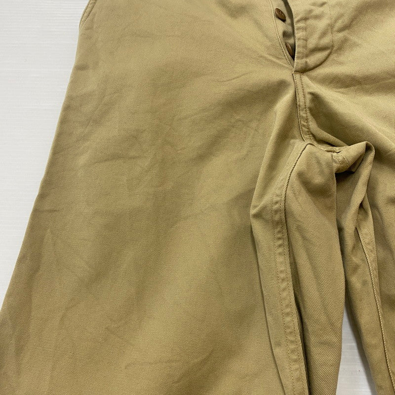 【中古品】【メンズ】 USED BUTTONFLY M-43 CHINO TROUSERS ボタンフライ M-43 チノパンツ ボトムス 156-260316-ks-14-tei サイズ：W-30 L-31 カラー：ベージュ 万代Net店