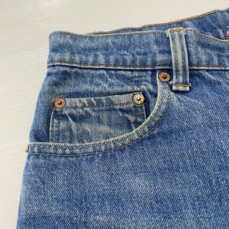 【現状渡し品】【メンズ】 Levi's リーバイス 80's 517 BOOT CUT DENIM PANTS VINTAGE 517-0217 80年代 517 ブーツカット デニムパンツ ボトムス ジーンズ ヴィンテージ 42TALON ボタン裏刻印550 156-260316-ks-11-tei サイズ：30W 36L カラー：インディゴ 万代Net店