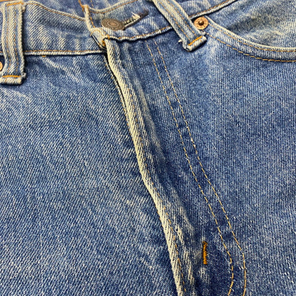 【現状渡し品】【メンズ】 Levi's リーバイス 80's 517 BOOT CUT DENIM PANTS VINTAGE 517-0217 80年代 517 ブーツカット デニムパンツ ボトムス ジーンズ ヴィンテージ 42TALON ボタン裏刻印550 156-260316-ks-11-tei サイズ：30W 36L カラー：インディゴ 万代Net店