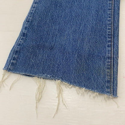 【現状渡し品】【メンズ】 Levi's リーバイス 80's 517 BOOT CUT DENIM PANTS VINTAGE 517-0217 80年代 517 ブーツカット デニムパンツ ボトムス ジーンズ ヴィンテージ 42TALON ボタン裏刻印550 156-260316-ks-11-tei サイズ：30W 36L カラー：インディゴ 万代Net店