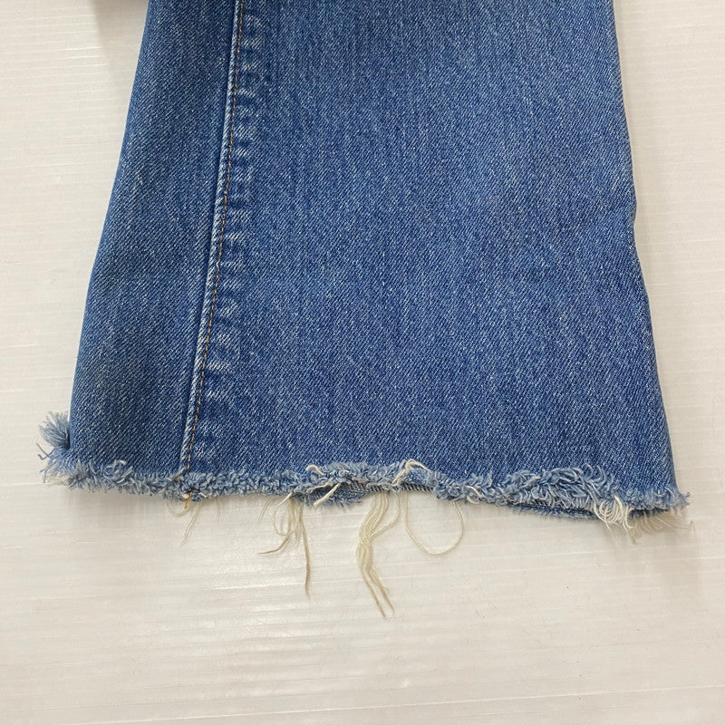 【現状渡し品】【メンズ】 Levi's リーバイス 80's 517 BOOT CUT DENIM PANTS VINTAGE 517-0217 80年代 517 ブーツカット デニムパンツ ボトムス ジーンズ ヴィンテージ 42TALON ボタン裏刻印550 156-260316-ks-11-tei サイズ：30W 36L カラー：インディゴ 万代Net店