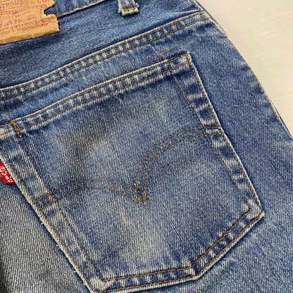 【現状渡し品】【メンズ】 Levi's リーバイス 80's 517 BOOT CUT DENIM PANTS VINTAGE 517-0217 80年代 517 ブーツカット デニムパンツ ボトムス ジーンズ ヴィンテージ 42TALON ボタン裏刻印550 156-260316-ks-11-tei サイズ：30W 36L カラー：インディゴ 万代Net店