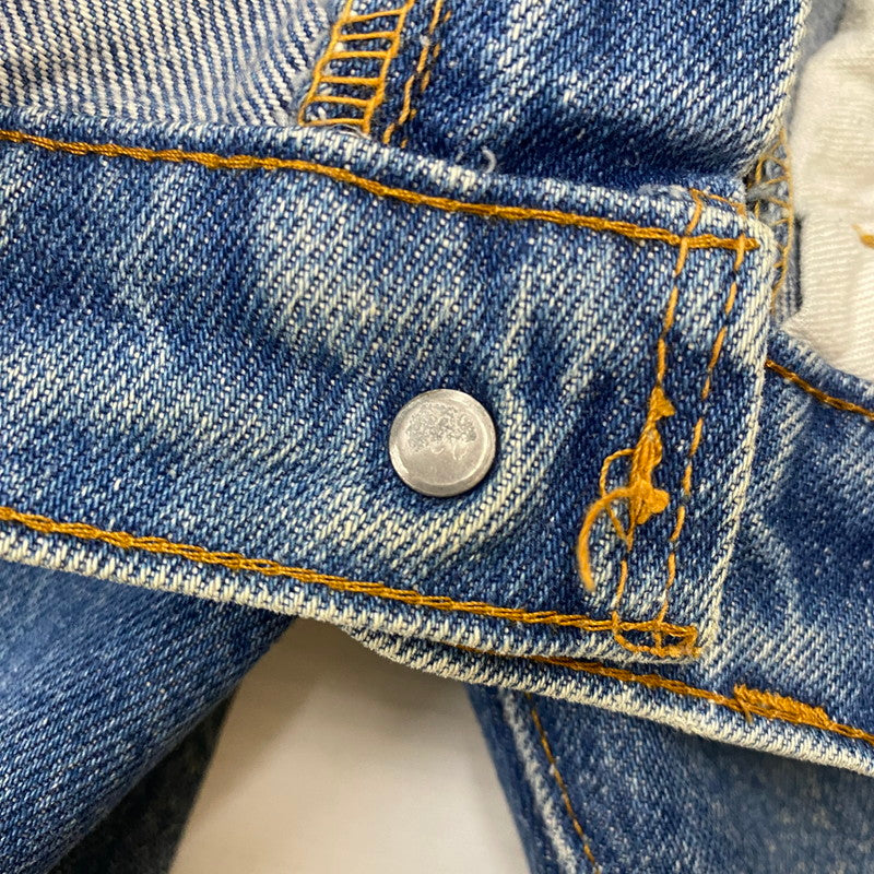 【現状渡し品】【メンズ】 Levi's リーバイス 80's 517 BOOT CUT DENIM PANTS VINTAGE 517-0217 80年代 517 ブーツカット デニムパンツ ボトムス ジーンズ ヴィンテージ 42TALON ボタン裏刻印550 156-260316-ks-11-tei サイズ：30W 36L カラー：インディゴ 万代Net店