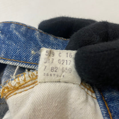 【現状渡し品】【メンズ】 Levi's リーバイス 80's 517 BOOT CUT DENIM PANTS VINTAGE 517-0217 80年代 517 ブーツカット デニムパンツ ボトムス ジーンズ ヴィンテージ 42TALON ボタン裏刻印550 156-260316-ks-11-tei サイズ：30W 36L カラー：インディゴ 万代Net店