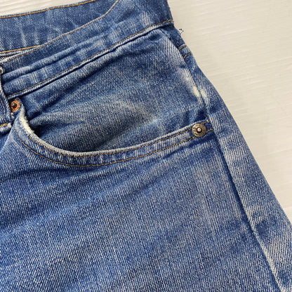 【ジャンク品】【メンズ】 Levi's リーバイス 80's 505 STRAIGHT DENIM PANTS VINTAGE 20505-0217 80年代 505 ストレート デニムパンツ ボトムス ジーンズ ヴィンテージ ボタン裏刻印542 156-260316-ks-10-tei サイズ：W31L36 カラー：インディゴ 万代Net店