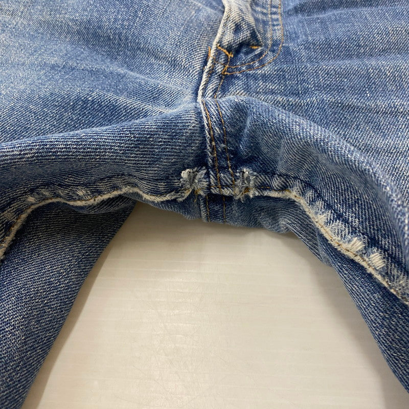 【ジャンク品】【メンズ】 Levi's リーバイス 80's 505 STRAIGHT DENIM PANTS VINTAGE 20505-0217 80年代 505 ストレート デニムパンツ ボトムス ジーンズ ヴィンテージ ボタン裏刻印542 156-260316-ks-10-tei サイズ：W31L36 カラー：インディゴ 万代Net店