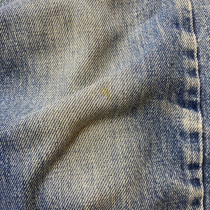 【ジャンク品】【メンズ】 Levi's リーバイス 80's 505 STRAIGHT DENIM PANTS VINTAGE 20505-0217 80年代 505 ストレート デニムパンツ ボトムス ジーンズ ヴィンテージ ボタン裏刻印542 156-260316-ks-10-tei サイズ：W31L36 カラー：インディゴ 万代Net店