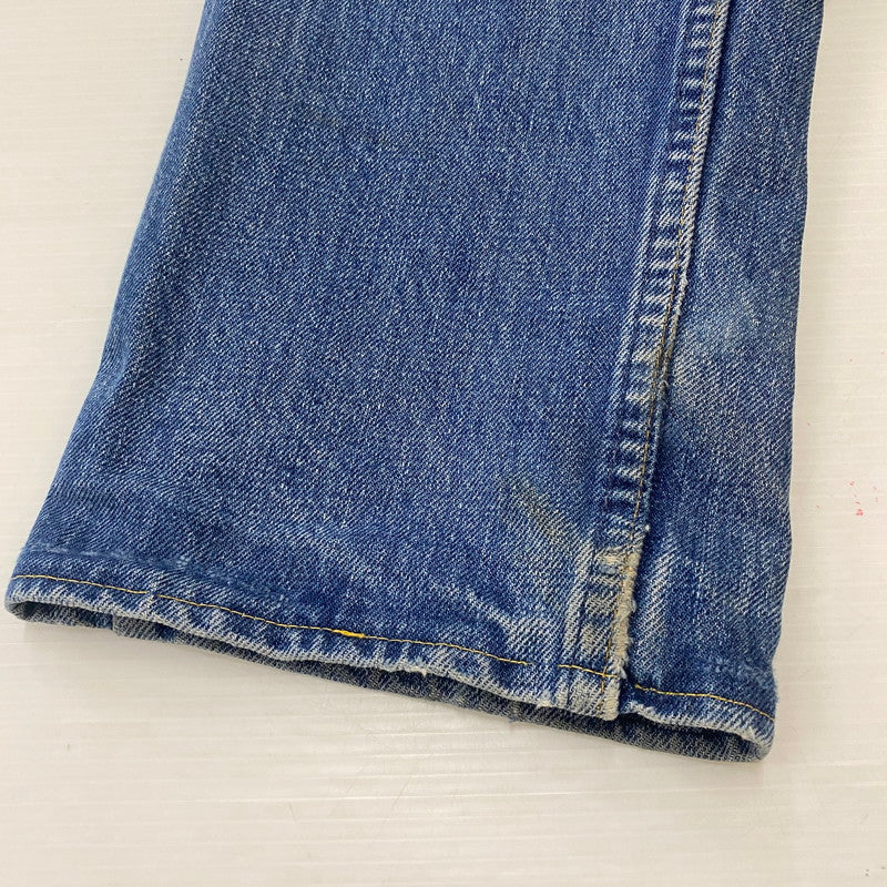 【ジャンク品】【メンズ】 Levi's リーバイス 80's 505 STRAIGHT DENIM PANTS VINTAGE 20505-0217 80年代 505 ストレート デニムパンツ ボトムス ジーンズ ヴィンテージ ボタン裏刻印542 156-260316-ks-10-tei サイズ：W31L36 カラー：インディゴ 万代Net店
