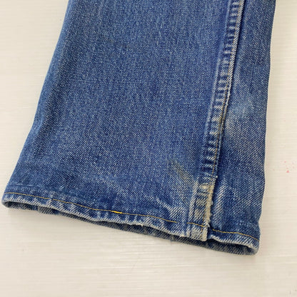 【ジャンク品】【メンズ】 Levi's リーバイス 80's 505 STRAIGHT DENIM PANTS VINTAGE 20505-0217 80年代 505 ストレート デニムパンツ ボトムス ジーンズ ヴィンテージ ボタン裏刻印542 156-260316-ks-10-tei サイズ：W31L36 カラー：インディゴ 万代Net店