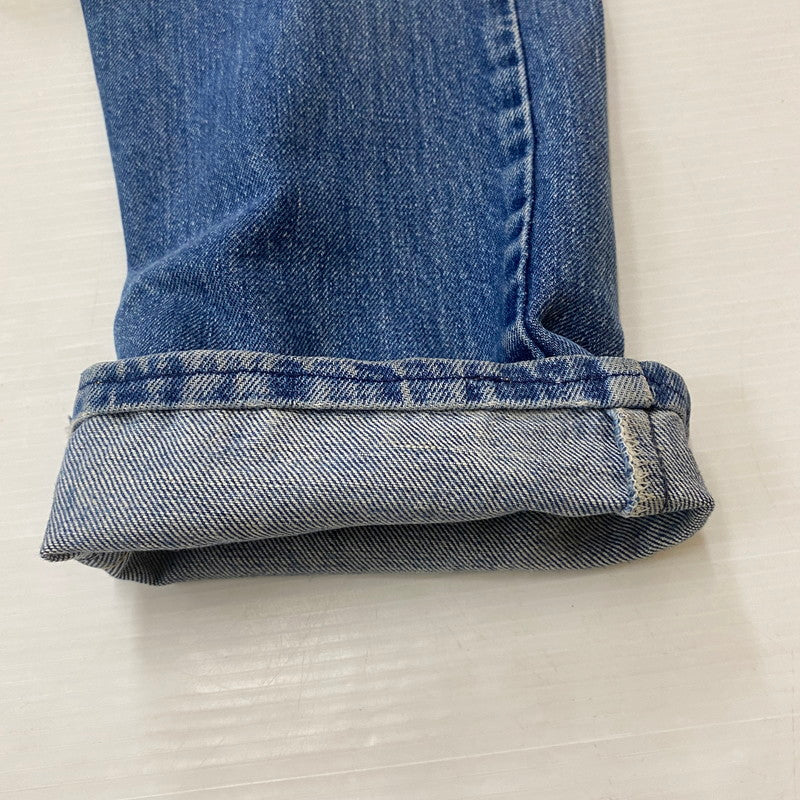 【ジャンク品】【メンズ】 Levi's リーバイス 80's 505 STRAIGHT DENIM PANTS VINTAGE 20505-0217 80年代 505 ストレート デニムパンツ ボトムス ジーンズ ヴィンテージ ボタン裏刻印542 156-260316-ks-10-tei サイズ：W31L36 カラー：インディゴ 万代Net店