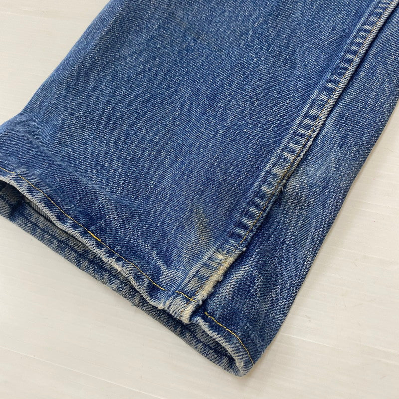 【ジャンク品】【メンズ】 Levi's リーバイス 80's 505 STRAIGHT DENIM PANTS VINTAGE 20505-0217 80年代 505 ストレート デニムパンツ ボトムス ジーンズ ヴィンテージ ボタン裏刻印542 156-260316-ks-10-tei サイズ：W31L36 カラー：インディゴ 万代Net店