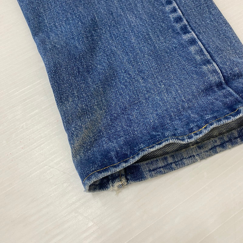 【ジャンク品】【メンズ】 Levi's リーバイス 80's 505 STRAIGHT DENIM PANTS VINTAGE 20505-0217 80年代 505 ストレート デニムパンツ ボトムス ジーンズ ヴィンテージ ボタン裏刻印542 156-260316-ks-10-tei サイズ：W31L36 カラー：インディゴ 万代Net店
