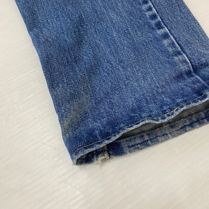 【ジャンク品】【メンズ】 Levi's リーバイス 80's 505 STRAIGHT DENIM PANTS VINTAGE 20505-0217 80年代 505 ストレート デニムパンツ ボトムス ジーンズ ヴィンテージ ボタン裏刻印542 156-260316-ks-10-tei サイズ：W31L36 カラー：インディゴ 万代Net店