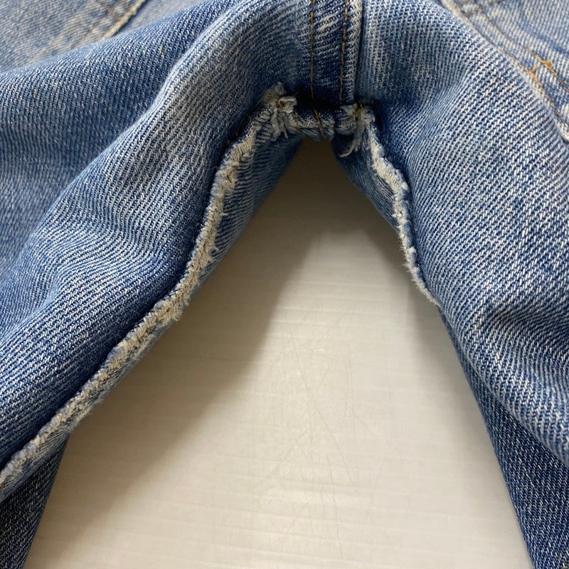 【ジャンク品】【メンズ】 Levi's リーバイス 80's 505 STRAIGHT DENIM PANTS VINTAGE 20505-0217 80年代 505 ストレート デニムパンツ ボトムス ジーンズ ヴィンテージ ボタン裏刻印542 156-260316-ks-10-tei サイズ：W31L36 カラー：インディゴ 万代Net店