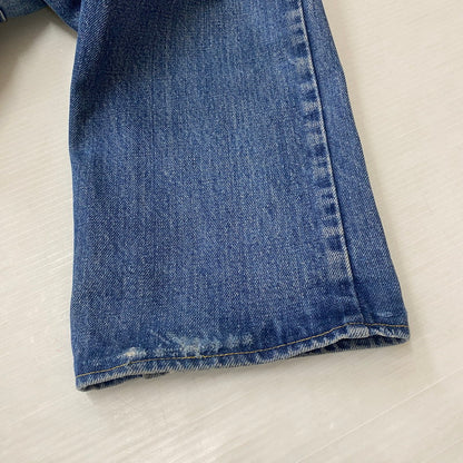 【ジャンク品】【メンズ】 Levi's リーバイス 80's 505 STRAIGHT DENIM PANTS VINTAGE 20505-0217 80年代 505 ストレート デニムパンツ ボトムス ジーンズ ヴィンテージ ボタン裏刻印542 156-260316-ks-10-tei サイズ：W31L36 カラー：インディゴ 万代Net店