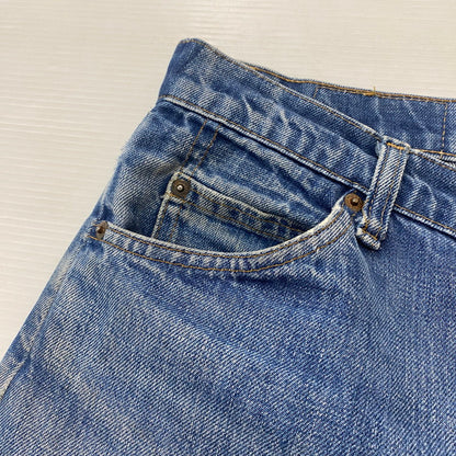 【ジャンク品】【メンズ】 Levi's リーバイス 80's 505 STRAIGHT DENIM PANTS VINTAGE 20505-0217 80年代 505 ストレート デニムパンツ ボトムス ジーンズ ヴィンテージ ボタン裏刻印542 156-260316-ks-10-tei サイズ：W31L36 カラー：インディゴ 万代Net店