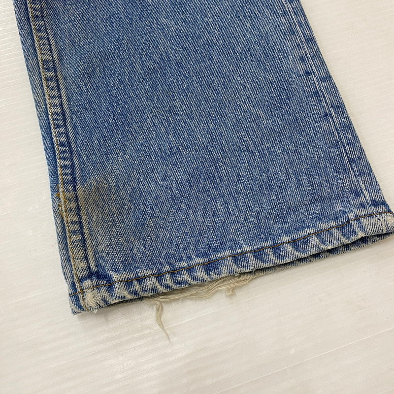 【現状渡し品】【メンズ】 Levi's リーバイス 90's STRAIGHT DENIM PANTS 501-0000 90年代 ストレート デニムパンツ ボトムス ジーンズ ボタン裏刻印552 USA製 156-260316-ks-08-tei サイズ：W32L34 カラー：インディゴ 万代Net店