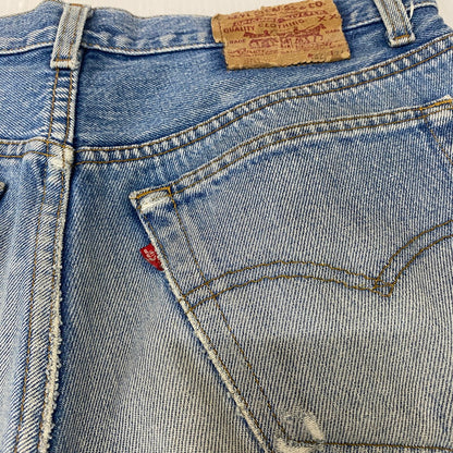 【現状渡し品】【メンズ】 Levi's リーバイス 90's STRAIGHT DENIM PANTS 501-0000 90年代 ストレート デニムパンツ ボトムス ジーンズ ボタン裏刻印552 USA製 156-260316-ks-08-tei サイズ：W32L34 カラー：インディゴ 万代Net店