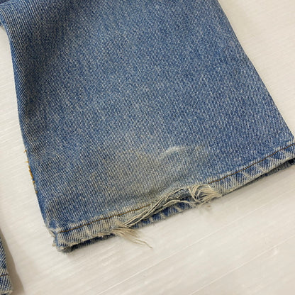 【現状渡し品】【メンズ】 Levi's リーバイス 90's STRAIGHT DENIM PANTS 501-0000 90年代 ストレート デニムパンツ ボトムス ジーンズ ボタン裏刻印552 USA製 156-260316-ks-08-tei サイズ：W32L34 カラー：インディゴ 万代Net店