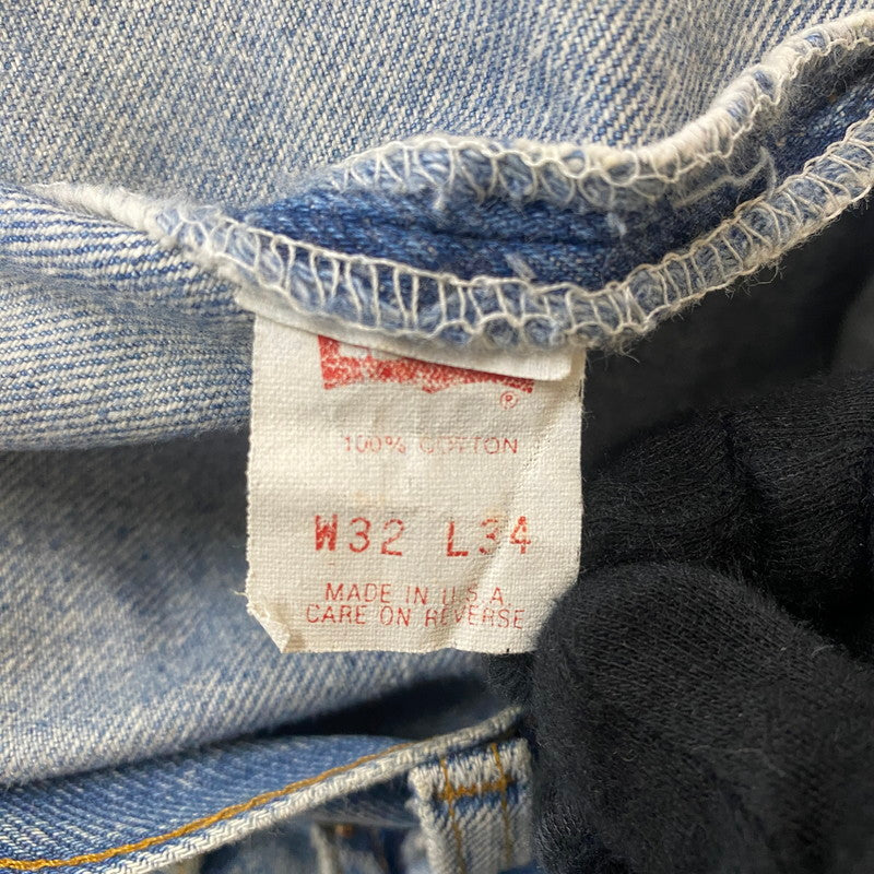 【現状渡し品】【メンズ】 Levi's リーバイス 90's STRAIGHT DENIM PANTS 501-0000 90年代 ストレート デニムパンツ ボトムス ジーンズ ボタン裏刻印552 USA製 156-260316-ks-08-tei サイズ：W32L34 カラー：インディゴ 万代Net店