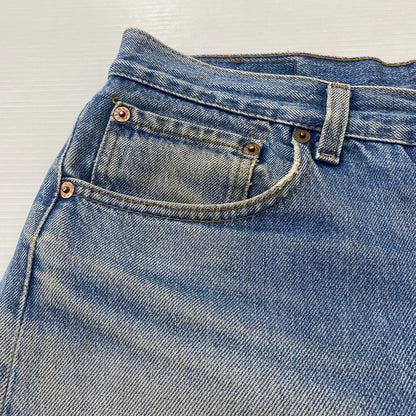 【現状渡し品】【メンズ】 Levi's リーバイス 90's STRAIGHT DENIM PANTS 501-0000 90年代 ストレート デニムパンツ ボトムス ジーンズ ボタン裏刻印552 USA製 156-260316-ks-08-tei サイズ：W32L34 カラー：インディゴ 万代Net店