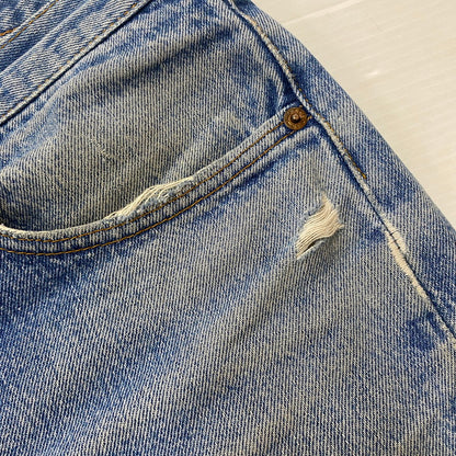 【ジャンク品】【メンズ】 Levi's リーバイス 80's STRAIGHT DENIM PANTS 501-0000 80年代 ストレート デニムパンツ ボトムス ジーンズ ボタン裏刻印653 156-260316-ks-09-tei サイズ：W32L34 カラー：インディゴ 万代Net店