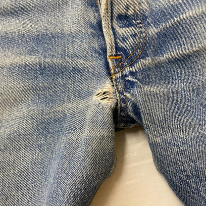 【ジャンク品】【メンズ】 Levi's リーバイス 80's STRAIGHT DENIM PANTS 501-0000 80年代 ストレート デニムパンツ ボトムス ジーンズ ボタン裏刻印653 156-260316-ks-09-tei サイズ：W32L34 カラー：インディゴ 万代Net店