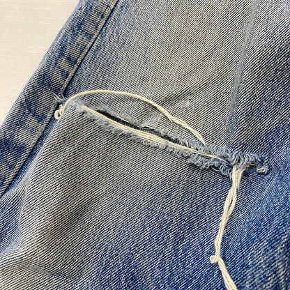 【ジャンク品】【メンズ】 Levi's リーバイス 80's STRAIGHT DENIM PANTS 501-0000 80年代 ストレート デニムパンツ ボトムス ジーンズ ボタン裏刻印653 156-260316-ks-09-tei サイズ：W32L34 カラー：インディゴ 万代Net店