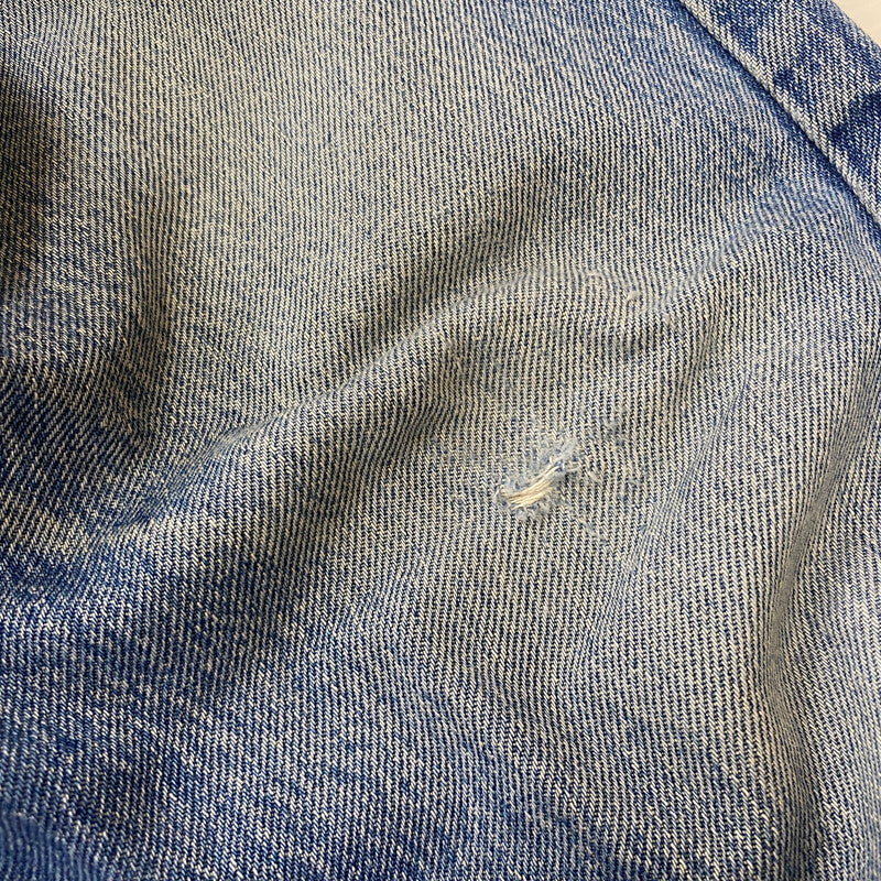 【ジャンク品】【メンズ】 Levi's リーバイス 80's STRAIGHT DENIM PANTS 501-0000 80年代 ストレート デニムパンツ ボトムス ジーンズ ボタン裏刻印653 156-260316-ks-09-tei サイズ：W32L34 カラー：インディゴ 万代Net店