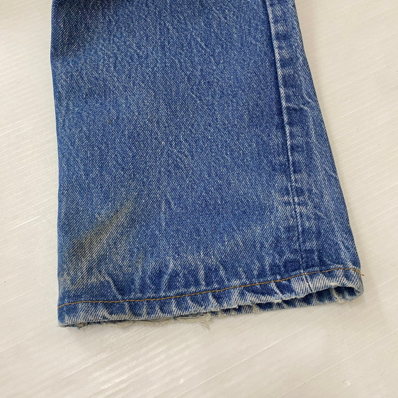 【ジャンク品】【メンズ】 Levi's リーバイス 80's STRAIGHT DENIM PANTS 501-0000 80年代 ストレート デニムパンツ ボトムス ジーンズ ボタン裏刻印653 156-260316-ks-09-tei サイズ：W32L34 カラー：インディゴ 万代Net店