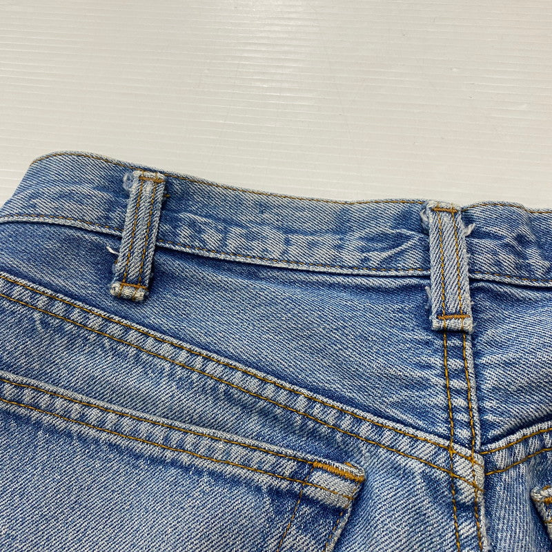 【ジャンク品】【メンズ】 Levi's リーバイス 80's STRAIGHT DENIM PANTS 501-0000 80年代 ストレート デニムパンツ ボトムス ジーンズ ボタン裏刻印653 156-260316-ks-09-tei サイズ：W32L34 カラー：インディゴ 万代Net店