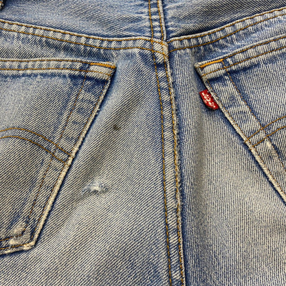 【ジャンク品】【メンズ】 Levi's リーバイス 80's STRAIGHT DENIM PANTS 501-0000 80年代 ストレート デニムパンツ ボトムス ジーンズ ボタン裏刻印653 156-260316-ks-09-tei サイズ：W32L34 カラー：インディゴ 万代Net店