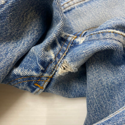 【ジャンク品】【メンズ】 Levi's リーバイス 80's STRAIGHT DENIM PANTS 501-0000 80年代 ストレート デニムパンツ ボトムス ジーンズ ボタン裏刻印653 156-260316-ks-09-tei サイズ：W32L34 カラー：インディゴ 万代Net店