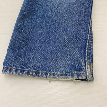 【ジャンク品】【メンズ】 Levi's リーバイス 80's STRAIGHT DENIM PANTS 501-0000 80年代 ストレート デニムパンツ ボトムス ジーンズ ボタン裏刻印653 156-260316-ks-09-tei サイズ：W32L34 カラー：インディゴ 万代Net店