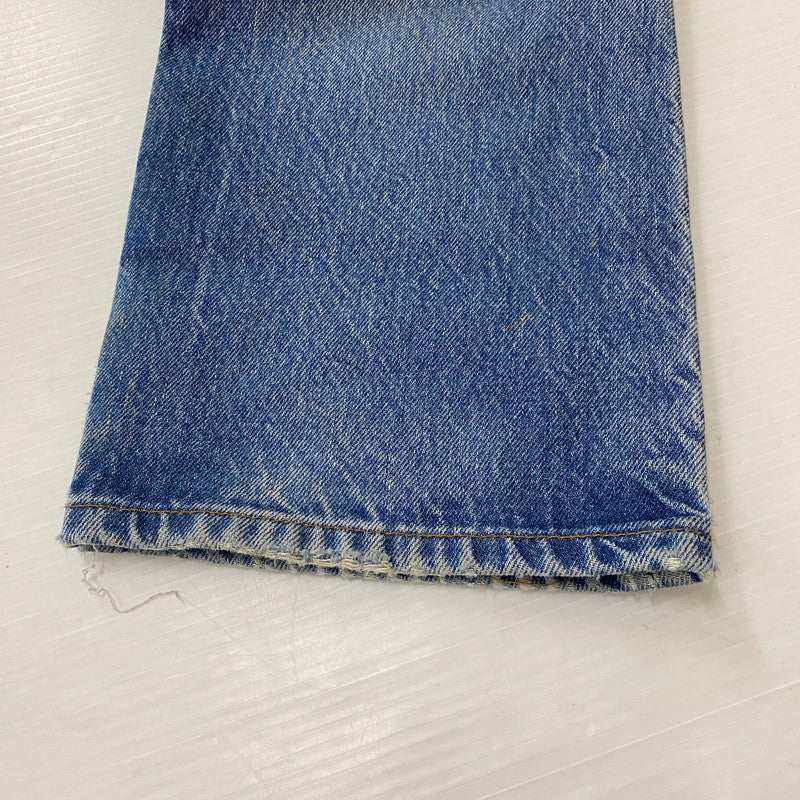 【ジャンク品】【メンズ】 Levi's リーバイス 80's STRAIGHT DENIM PANTS 501-0000 80年代 ストレート デニムパンツ ボトムス ジーンズ ボタン裏刻印653 156-260316-ks-09-tei サイズ：W32L34 カラー：インディゴ 万代Net店