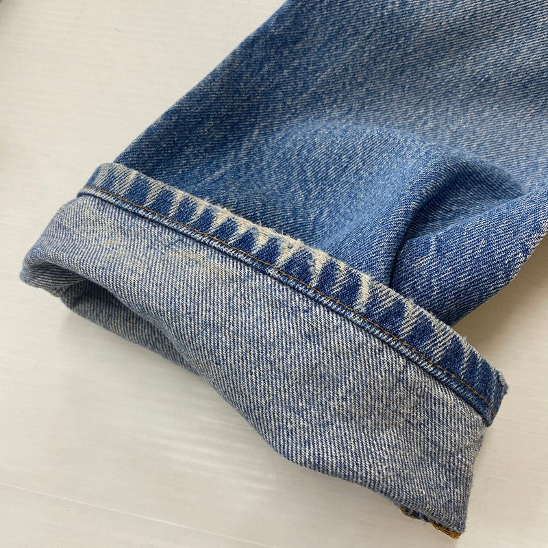 【ジャンク品】【メンズ】 Levi's リーバイス 80's STRAIGHT DENIM PANTS 501-0000 80年代 ストレート デニムパンツ ボトムス ジーンズ ボタン裏刻印653 156-260316-ks-09-tei サイズ：W32L34 カラー：インディゴ 万代Net店