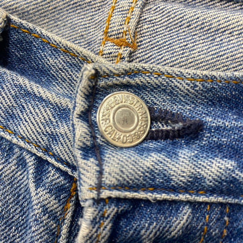 【ジャンク品】【メンズ】 Levi's リーバイス 80's STRAIGHT DENIM PANTS 501-0000 80年代 ストレート デニムパンツ ボトムス ジーンズ ボタン裏刻印653 156-260316-ks-09-tei サイズ：W32L34 カラー：インディゴ 万代Net店