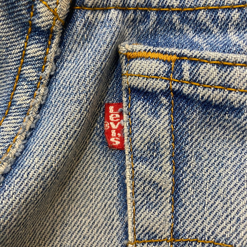 【ジャンク品】【メンズ】 Levi's リーバイス 80's STRAIGHT DENIM PANTS 501-0000 80年代 ストレート デニムパンツ ボトムス ジーンズ ボタン裏刻印653 156-260316-ks-09-tei サイズ：W32L34 カラー：インディゴ 万代Net店