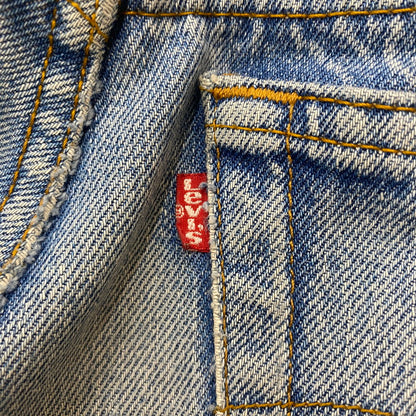 【ジャンク品】【メンズ】 Levi's リーバイス 80's STRAIGHT DENIM PANTS 501-0000 80年代 ストレート デニムパンツ ボトムス ジーンズ ボタン裏刻印653 156-260316-ks-09-tei サイズ：W32L34 カラー：インディゴ 万代Net店
