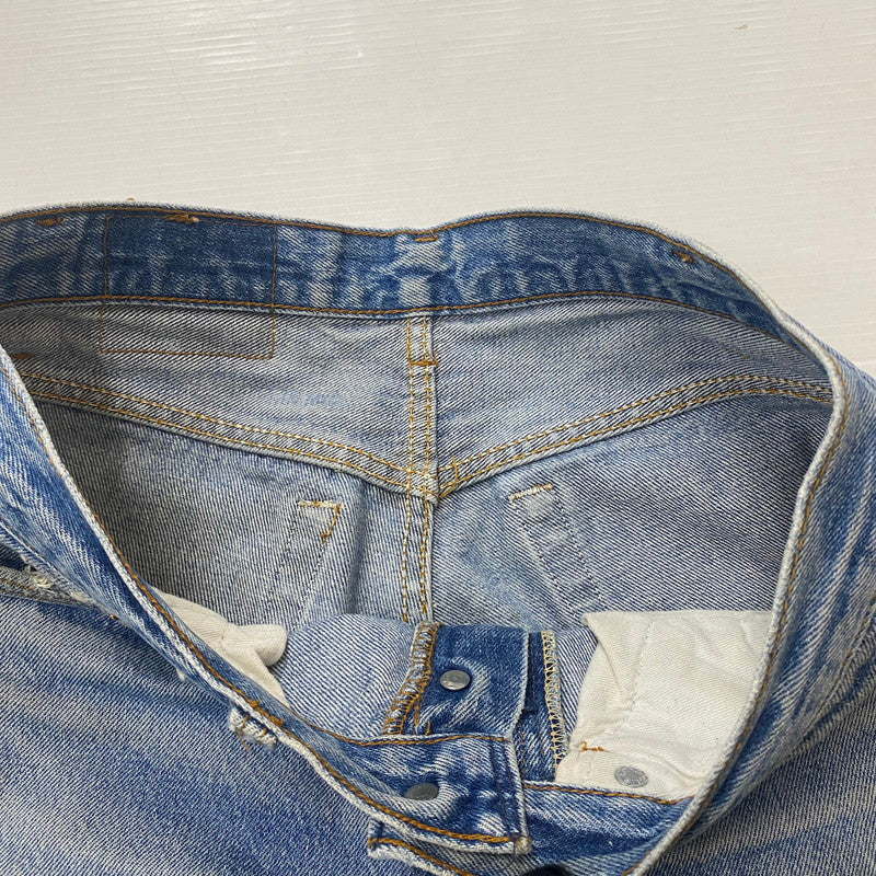 【ジャンク品】【メンズ】 Levi's リーバイス 80's STRAIGHT DENIM PANTS 501-0000 80年代 ストレート デニムパンツ ボトムス ジーンズ ボタン裏刻印653 156-260316-ks-09-tei サイズ：W32L34 カラー：インディゴ 万代Net店