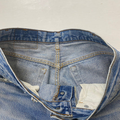 【ジャンク品】【メンズ】 Levi's リーバイス 80's STRAIGHT DENIM PANTS 501-0000 80年代 ストレート デニムパンツ ボトムス ジーンズ ボタン裏刻印653 156-260316-ks-09-tei サイズ：W32L34 カラー：インディゴ 万代Net店