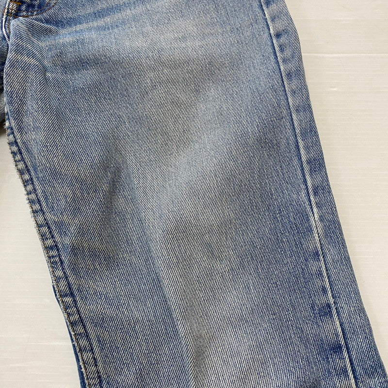 【ジャンク品】【メンズ】 Levi's リーバイス 80's 517 BOOT CUT DENIM PANTS VINTAGE 40517-0215 80年代 517 ブーツカット デニムパンツ ボトムス ジーンズ ヴィンテージ オレンジタブ ボタン裏刻印532 156-260316-ks-07-tei サイズ：W32L32 カラー：インディゴ 万代Net店