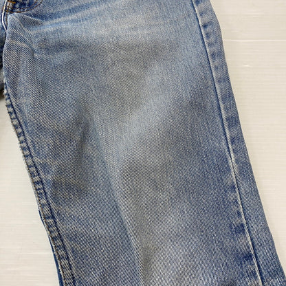 【ジャンク品】【メンズ】 Levi's リーバイス 80's 517 BOOT CUT DENIM PANTS VINTAGE 40517-0215 80年代 517 ブーツカット デニムパンツ ボトムス ジーンズ ヴィンテージ オレンジタブ ボタン裏刻印532 156-260316-ks-07-tei サイズ：W32L32 カラー：インディゴ 万代Net店