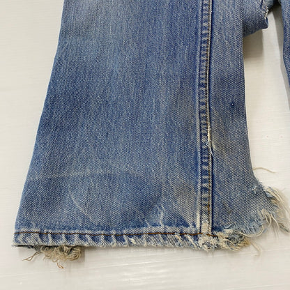【ジャンク品】【メンズ】 Levi's リーバイス 80's 517 BOOT CUT DENIM PANTS VINTAGE 40517-0215 80年代 517 ブーツカット デニムパンツ ボトムス ジーンズ ヴィンテージ オレンジタブ ボタン裏刻印532 156-260316-ks-07-tei サイズ：W32L32 カラー：インディゴ 万代Net店