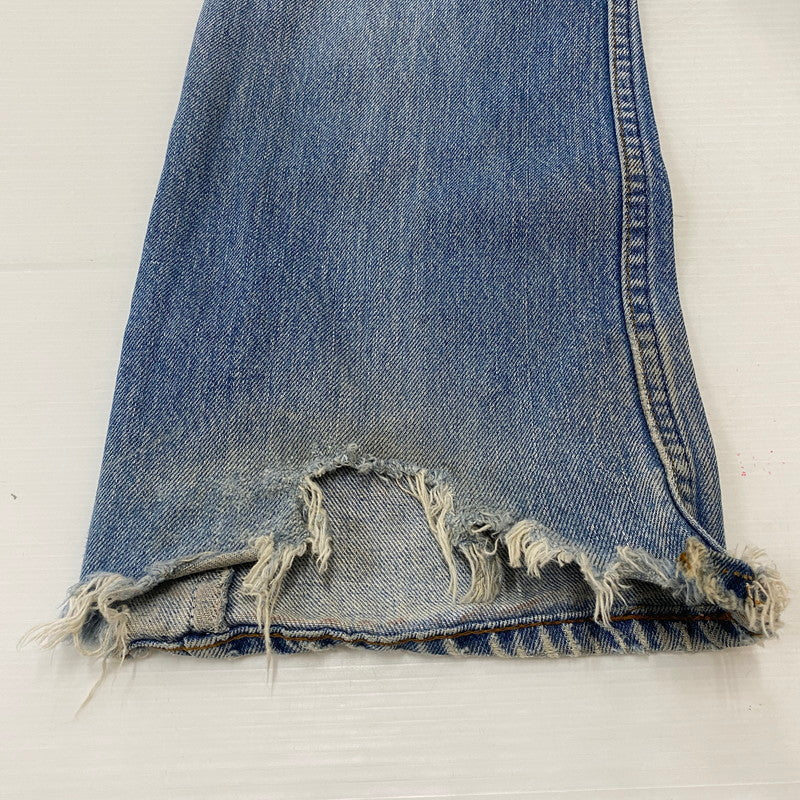【ジャンク品】【メンズ】 Levi's リーバイス 80's 517 BOOT CUT DENIM PANTS VINTAGE 40517-0215 80年代 517 ブーツカット デニムパンツ ボトムス ジーンズ ヴィンテージ オレンジタブ ボタン裏刻印532 156-260316-ks-07-tei サイズ：W32L32 カラー：インディゴ 万代Net店