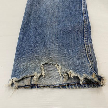 【ジャンク品】【メンズ】 Levi's リーバイス 80's 517 BOOT CUT DENIM PANTS VINTAGE 40517-0215 80年代 517 ブーツカット デニムパンツ ボトムス ジーンズ ヴィンテージ オレンジタブ ボタン裏刻印532 156-260316-ks-07-tei サイズ：W32L32 カラー：インディゴ 万代Net店