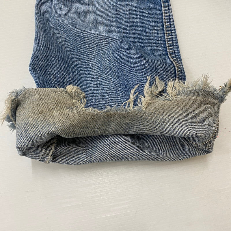 【ジャンク品】【メンズ】 Levi's リーバイス 80's 517 BOOT CUT DENIM PANTS VINTAGE 40517-0215 80年代 517 ブーツカット デニムパンツ ボトムス ジーンズ ヴィンテージ オレンジタブ ボタン裏刻印532 156-260316-ks-07-tei サイズ：W32L32 カラー：インディゴ 万代Net店