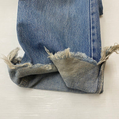 【ジャンク品】【メンズ】 Levi's リーバイス 80's 517 BOOT CUT DENIM PANTS VINTAGE 40517-0215 80年代 517 ブーツカット デニムパンツ ボトムス ジーンズ ヴィンテージ オレンジタブ ボタン裏刻印532 156-260316-ks-07-tei サイズ：W32L32 カラー：インディゴ 万代Net店