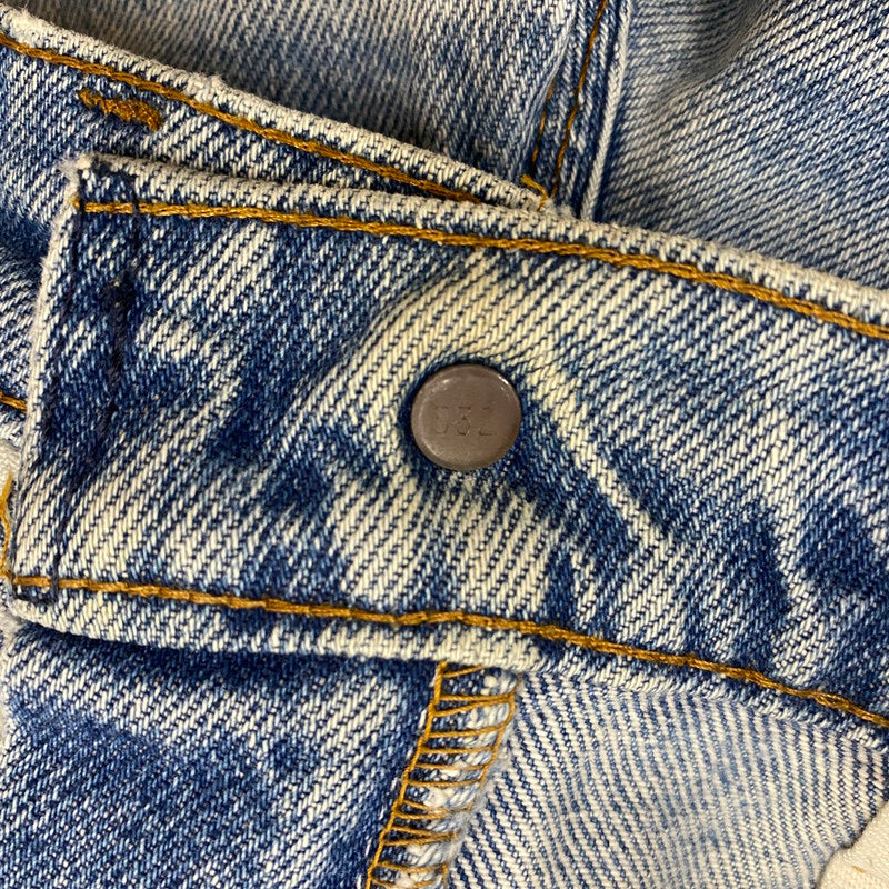 【ジャンク品】【メンズ】 Levi's リーバイス 80's 517 BOOT CUT DENIM PANTS VINTAGE 40517-0215 80年代 517 ブーツカット デニムパンツ ボトムス ジーンズ ヴィンテージ オレンジタブ ボタン裏刻印532 156-260316-ks-07-tei サイズ：W32L32 カラー：インディゴ 万代Net店