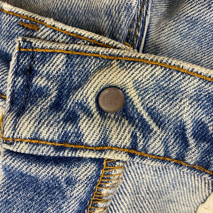 【ジャンク品】【メンズ】 Levi's リーバイス 80's 517 BOOT CUT DENIM PANTS VINTAGE 40517-0215 80年代 517 ブーツカット デニムパンツ ボトムス ジーンズ ヴィンテージ オレンジタブ ボタン裏刻印532 156-260316-ks-07-tei サイズ：W32L32 カラー：インディゴ 万代Net店